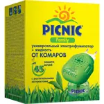 Picnic Family  Фумигатор + жидкость от комаров, на 45 ночей, 30 мл, 1 шт. фото