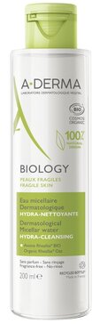 A-Derma Biology Вода мицеллярная дерматологическая для хрупкой кожи, мицеллярная вода, 200 мл, 1 шт. фото
