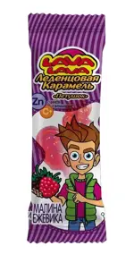 Lava Lava Петушок Карамель для рассасывания, карамель леденцовая, 17 г, 1 шт, малина + ежевика фото 