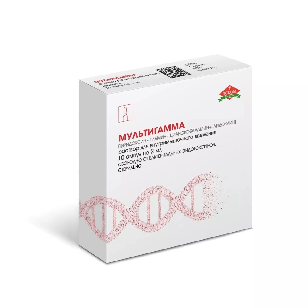 Мультигамма, раствор для внутримышечного введения, 2 мл, 10 шт. фото