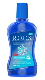 ROCS Ополаскиватель для полости рта Максимальная свежесть, раствор для полоскания полости рта, 400 мл, 1 шт. фото