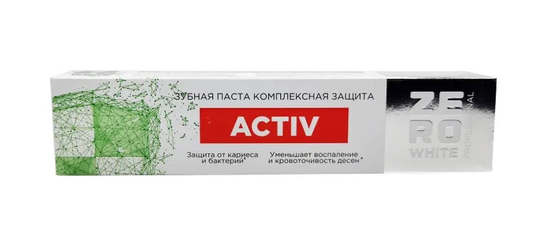 ZeroWhite Activ Зубная паста комплексная защита, паста зубная, 100 мл, 1 шт. фото