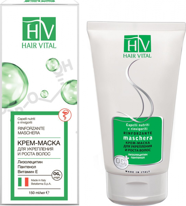 Hair Vital Крем-маска для укрепления и роста волос, маска для волос, 150 мл, 1 шт. фото