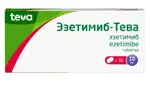 Эзетимиб-Тева, 10 мг, таблетки, 30 шт. фото