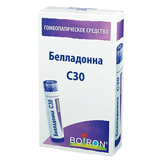 Белладонна С30, гранулы гомеопатические, 4 г, 1 шт. фото