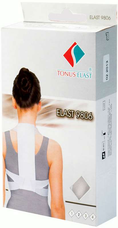 Корректор осанки эластичный 9806, р. 3, 1 шт, L, цвет в ассортименте фото