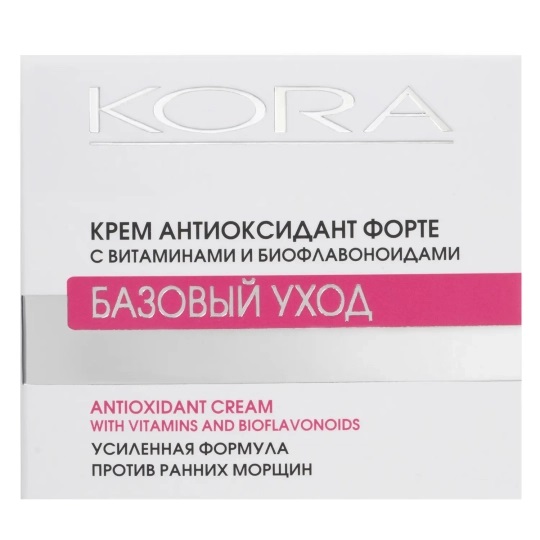 Kora Антиоксидант форте с витаминами и биофлавоноидами, крем для лица, 50 мл, 1 шт. фото