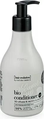 Natura Siberica hair evolution бальзам для волос volume up 3d объем и легкость, бальзам, 250 мл, 1 шт. фото