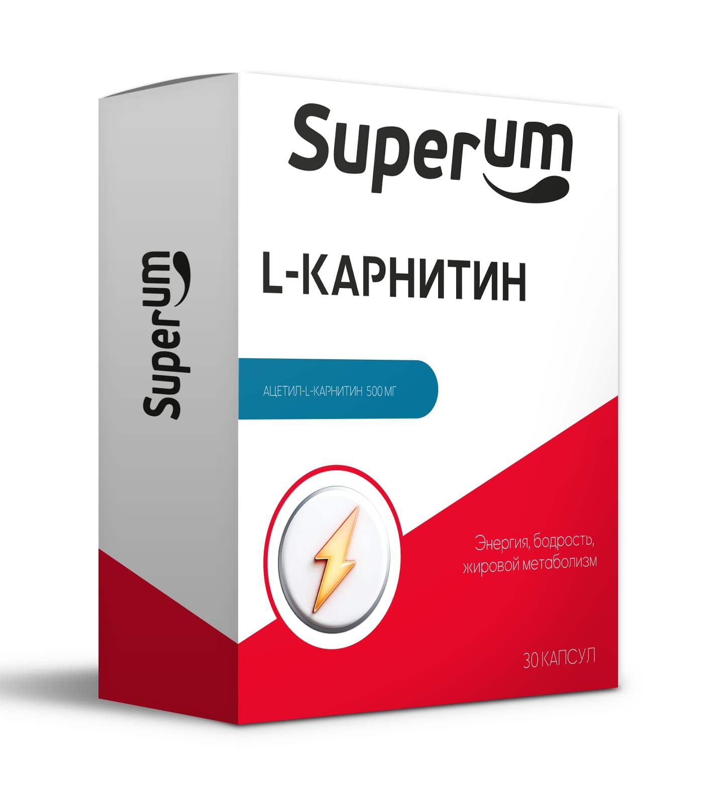 Superum L-карнитин, 500 мг, капсулы, 30 шт. фото