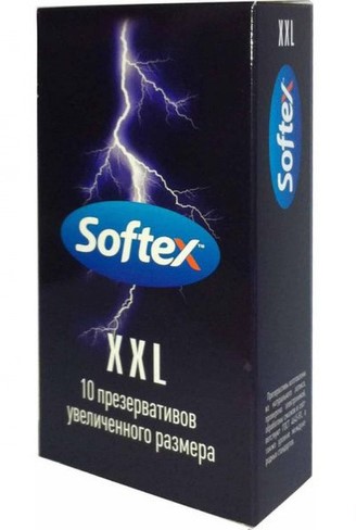 Презервативы Softex XXL, презерватив, 10 шт, увеличенного размера фото