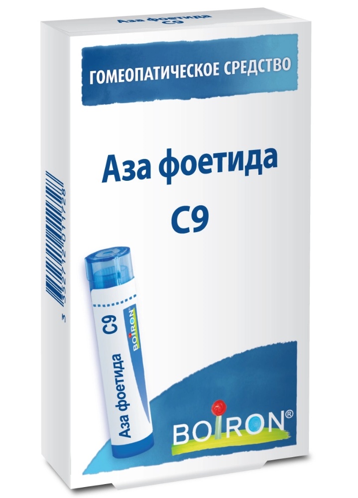Аза фоетида C9, гранулы гомеопатические, 4 г, 1 шт. фото
