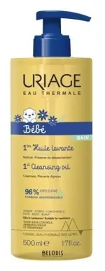 Uriage Bebe первое масло очищающее пенящееся, масло, 500 мл, 1 шт. фото