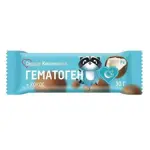 Сердце Континента Гематоген, плитка, 30 г, 1 шт, кокос фото