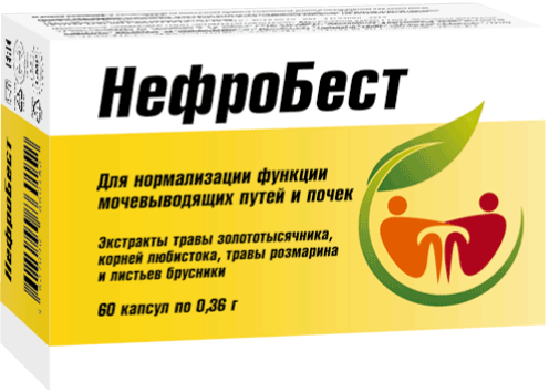 Нефробест, 0.36 г, капсулы, 60 шт. фото