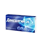Дексалгин 25, 25 мг, таблетки, покрытые оболочкой, 10 шт. фото