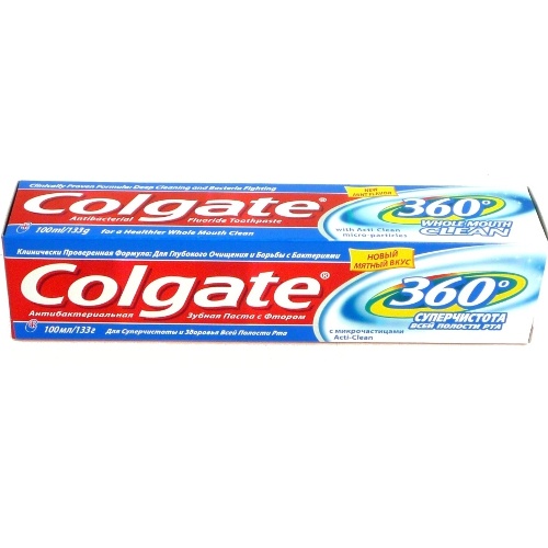Colgate 360 Зубная паста Суперчистота всей полости рта, паста зубная, 100 мл, 1 шт. фото