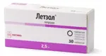 Летзол, 2.5 мг, таблетки, покрытые пленочной оболочкой, 30 шт. фото