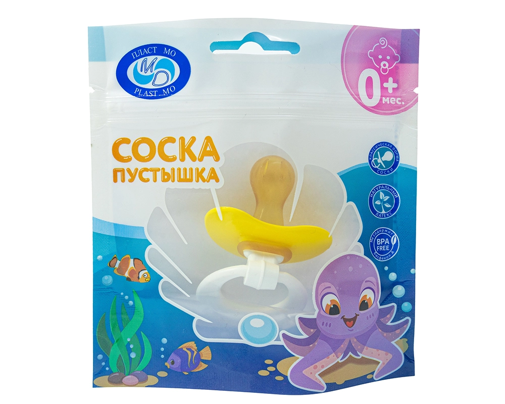 Соска-пустышка серьга латексная тип 2 исполнение Б, соска-пустышка, 1 шт. фото
