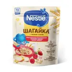 Nestle Шагайка каша молочная мультизлаковая, каша, 190 г, 1 шт, земляника + малина + яблоко фото