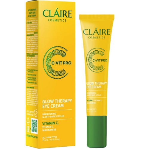 Claire Cosmetics C-VIT PRO Крем для кожи вокруг глаз, крем, 15 мл, 1 шт. фото