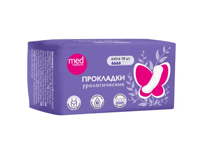 Medresponse Extra Прокладки урологические, прокладки урологические, 10 шт. фото