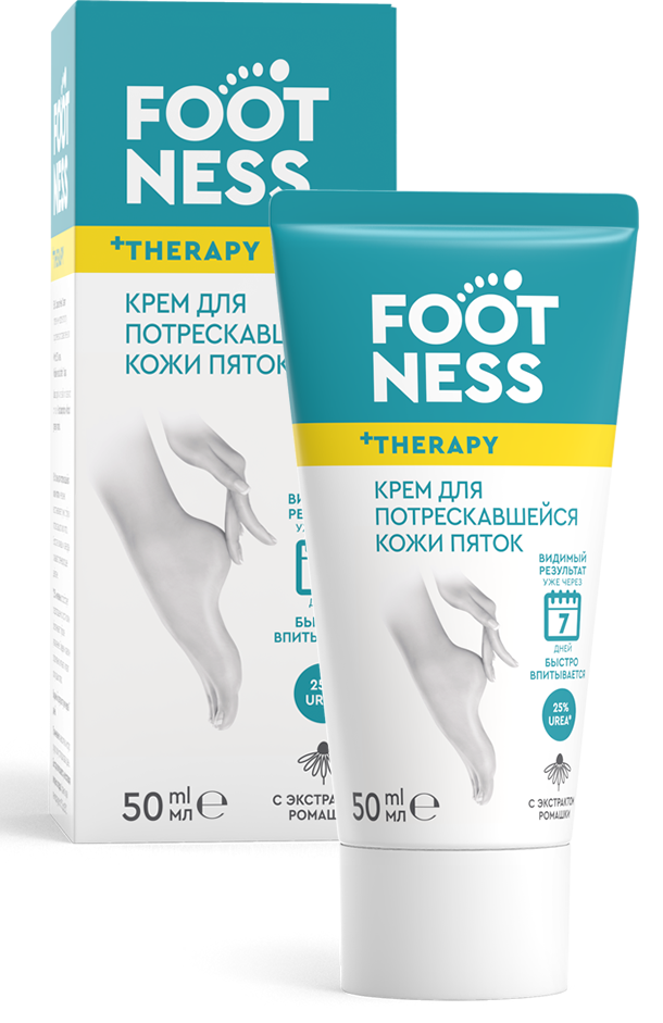 Footness Крем для потрескавшейся кожи пяток, крем, 50 мл, 1 шт. фото