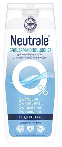 Neutrale бальзам-кондиционер для нормальных волос и чувствительной кожи головы, бальзам, 250 мл, 1 шт. фото