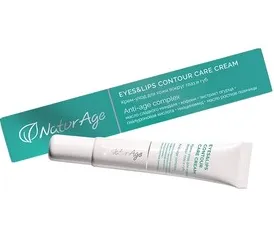 NaturAge Крем-уход для кожи вокруг глаз и губ, крем для лица, 20 мл, 1 шт, восстанавливающий фото