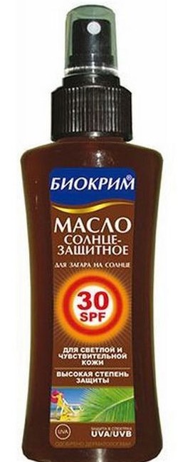 Биокрим масло, масло солнцезащитное, 150 мл, 1 шт, SPF 30 фото