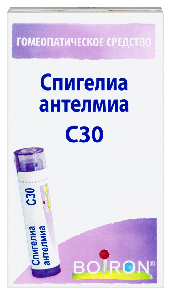 Спигелиа антелмиа C30, гранулы гомеопатические, 4 г, 1 шт. фото