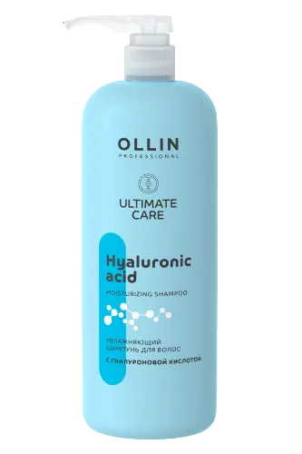 Ollin Ultimate Care Шампунь для волос с гиалуроновой кислотой увлажняющий, шампунь, 1000 мл, 1 шт. фото