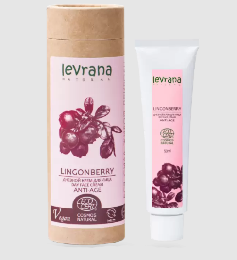 Levrana Крем для лица дневной Anti-age, крем, 50 мл, 1 шт, брусника фото