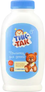 Тик-Так присыпка детская  с алоэ вера, присыпка, 100 г, 1 шт. фото