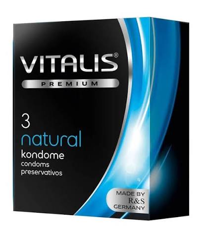 Vitalis Premium Natural Презервативы классические, презервативы, 3 шт. фото