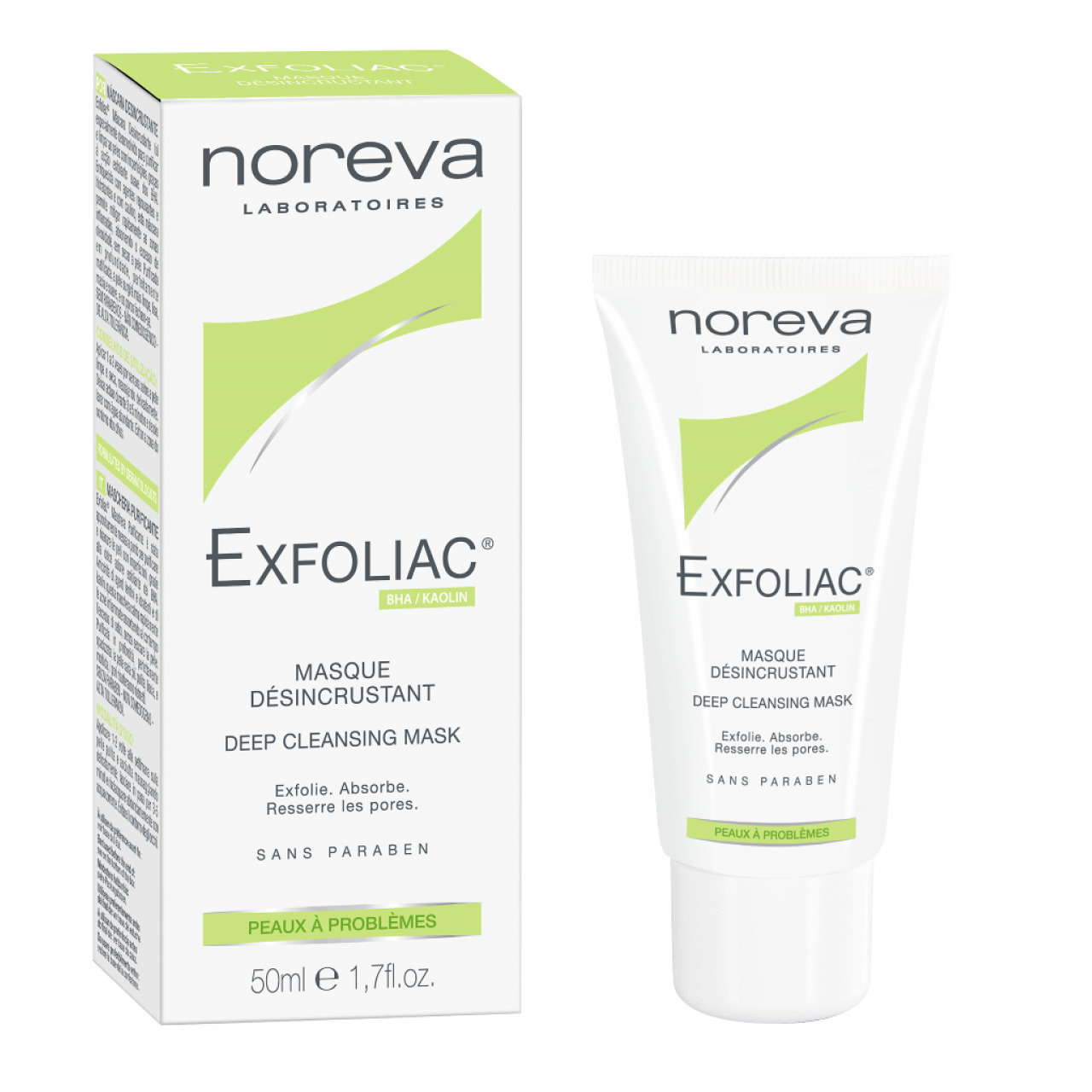 Noreva Exfoliac Отшелушивающая маска, маска для лица, 50 мл, 1 шт. фото