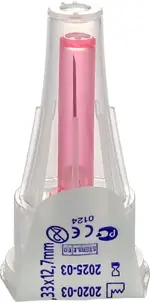 SFM Иглы медицинские инъекционные одноразовые для инсулиновых инжекторов (пен ручек), 100 шт, 29G (0,33х12,7 мм) фото 2