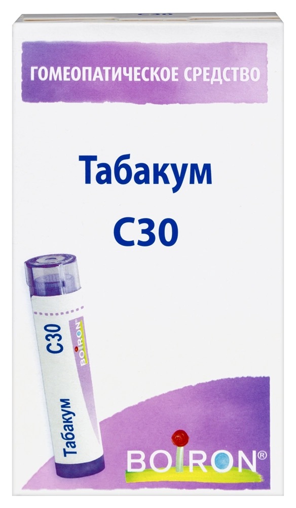 Табакум С30, гранулы гомеопатические, 4 г, 1 шт. фото