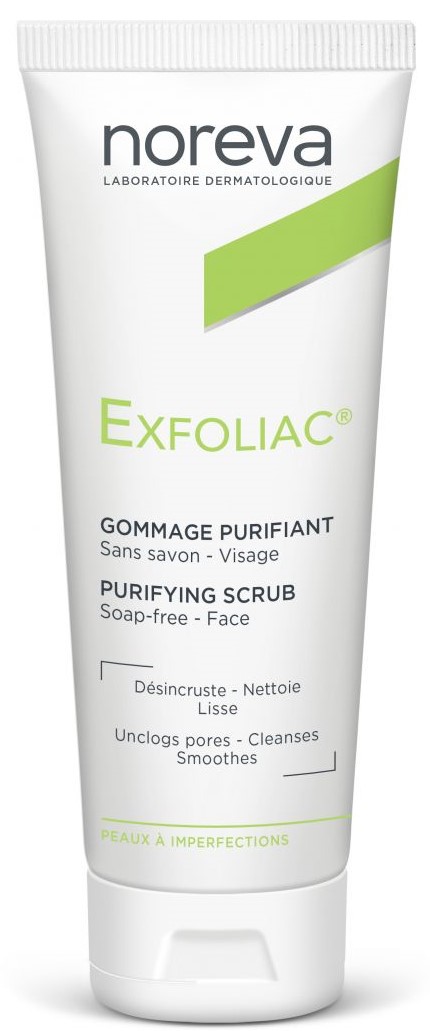 Noreva Exfoliac Скраб для лица очищающий, скраб для лица, 50 мл, 1 шт. фото