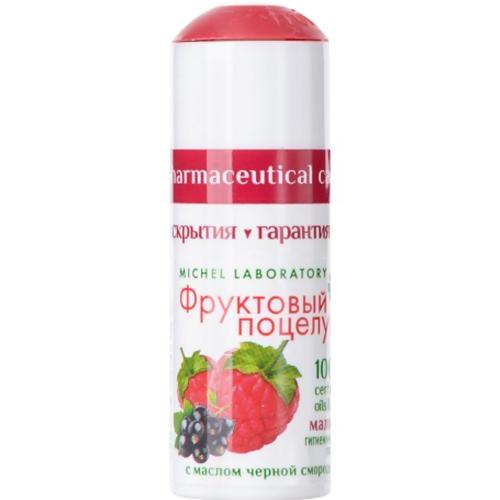 Фруктовый поцелуй Помада губная гигиеническая, помада, 3.5 г, 1 шт, малина фото