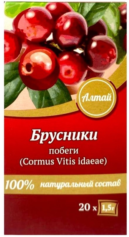 Фито-Алтай Брусники побеги, фиточай, 1.5 г, 20 шт. фото