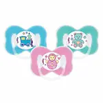 Малыши и малышки Lubby Соска-пустышка силиконовая с колпачком и со скошенным соском, 0 +, 1 шт, арт. 11402 фото