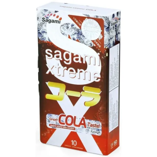 Sagami Xtreme Cola презервативы с ароматом колы, презервативы, 10 шт. фото