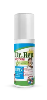 Dr. Rep Спрей детский от комаров и мошек, лосьон детский, 100 мл, 1 шт. фото
