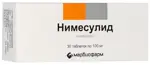 Нимесулид, 100 мг, таблетки, 30 шт. фото