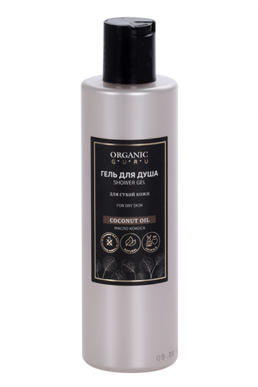 ORGANIC GURU Гель для душа Coconut oil, гель для душа, 250 мл, 1 шт. фото