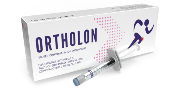 Ортолон, 0.8 %, протез синовиальной жидкости, 6 мл, 1 шт. фото