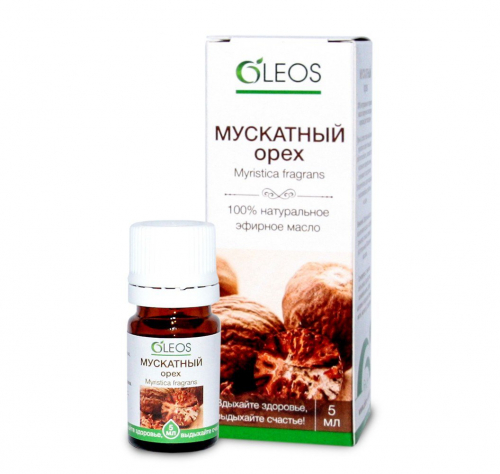 Oleos Мускатный орех, масло эфирное, 5 мл, 1 шт. фото