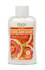 Oleos Морская соль для ван Упругость кожи, 400 г, соль для ванн, 1 шт, с эфирными маслами розмарина и грейпфрута фото