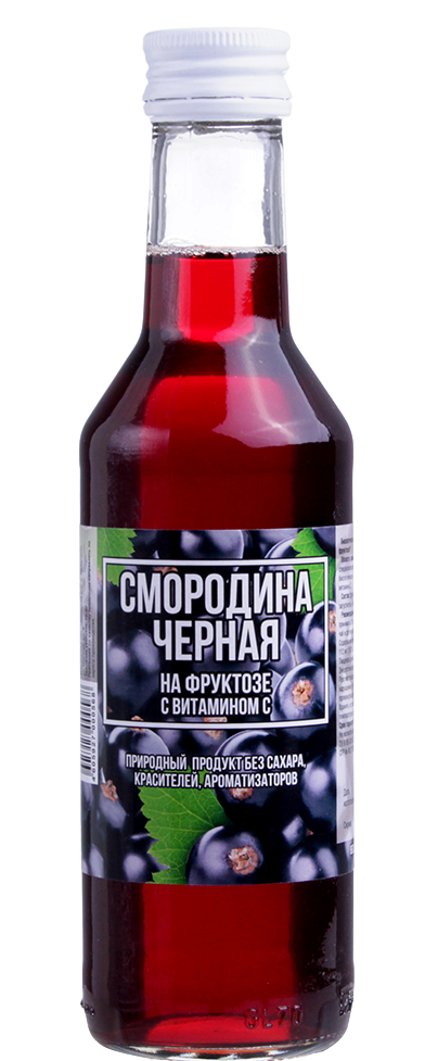 Сироп Смородина черная на фруктозе, сироп, 250 мл, 1 шт. фото