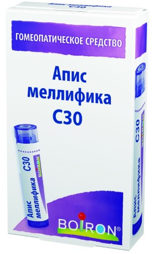 Апис меллифика С30, гранулы гомеопатические, 4 г, 1 шт. фото